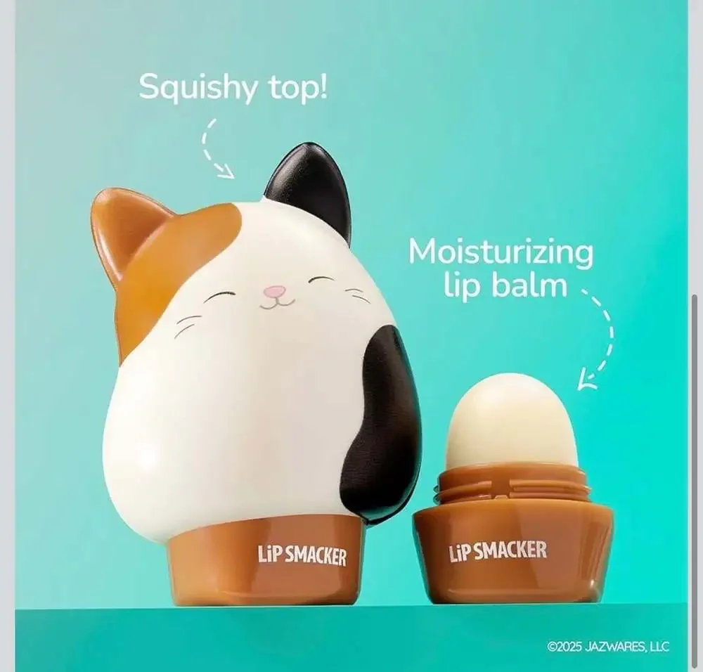 Lip Smacker Squishmallows Cam the Cat Vanilla Lip Balm, 0.2‎ oz